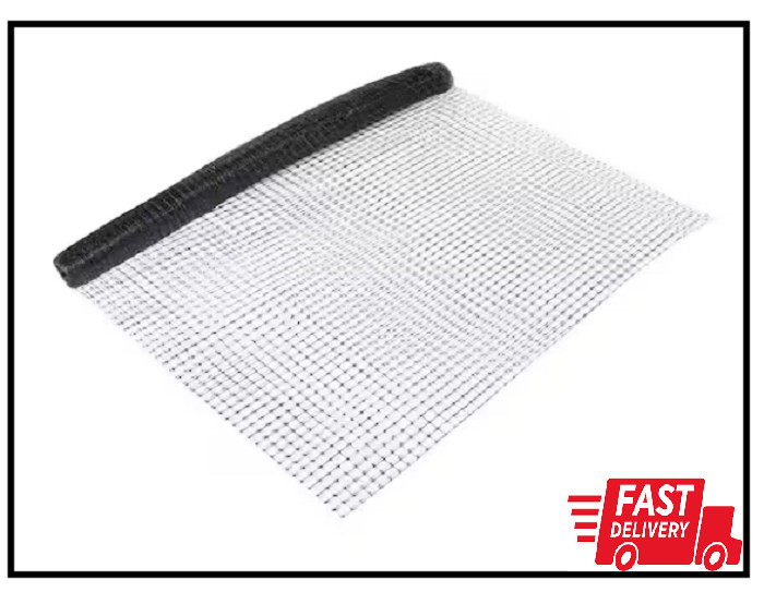 7 Ft. X 100 Ft. X 3/4 In Black Plastic Bird Netting for Vegetable Tree and Fruit