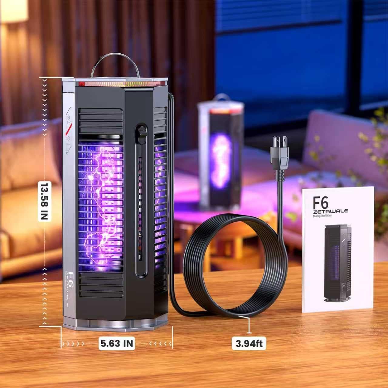 4200V Electric Bug Zapper, Dual-Mode Mosquito & Fly Zapper Indoor Outdoor, IP…