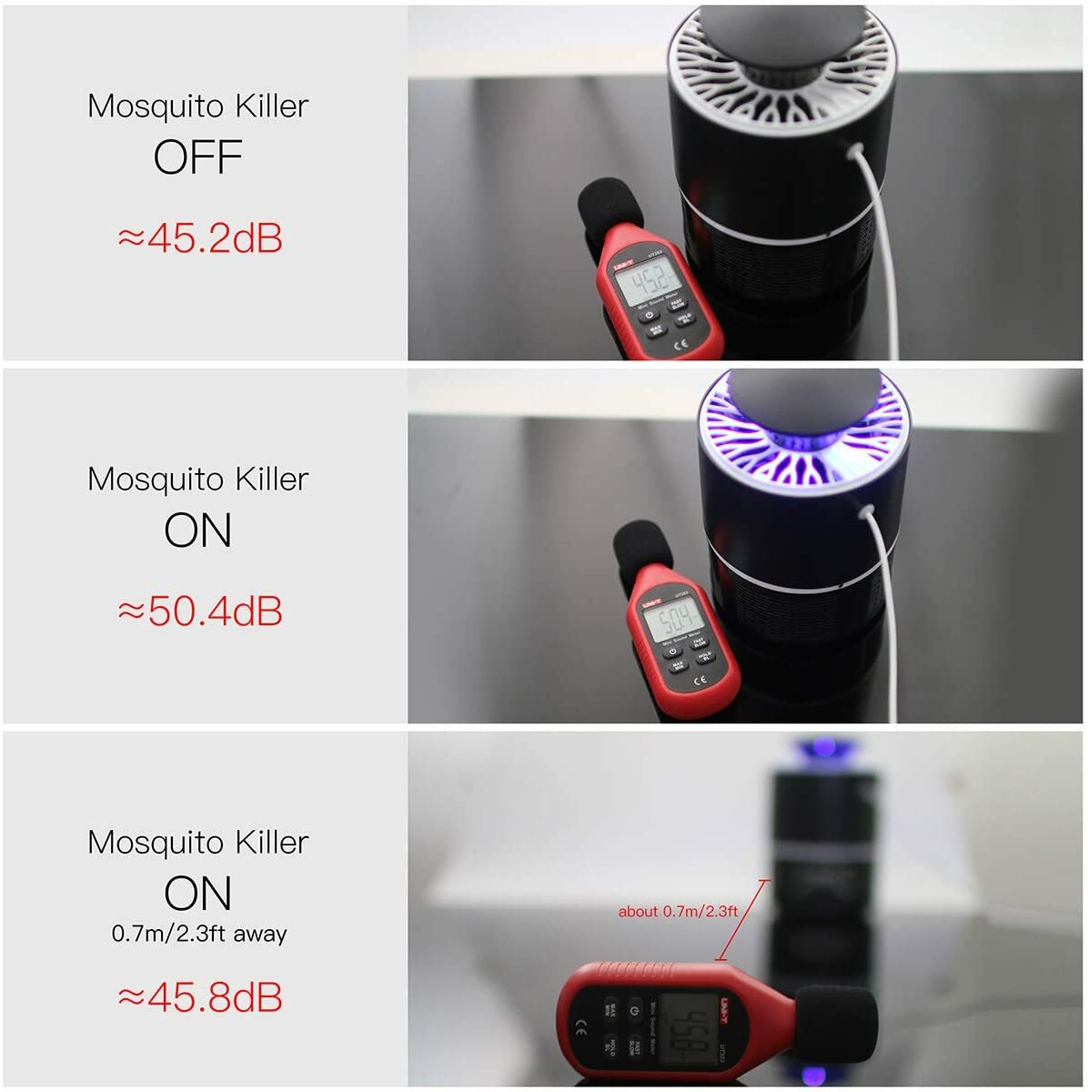 Electric UV Mosquito Killer Lamp Outdoor/Indoor Fly Bug Insect Zapper Trap USB