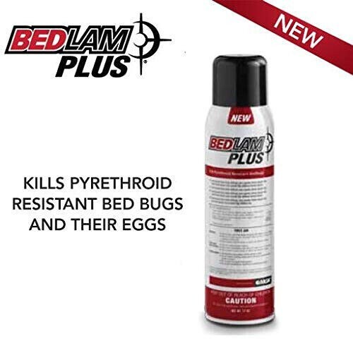 Bedlam Plus Bedbug Insecticide – 17 Oz. Can (plus fleas, ticks, ants, spiders)