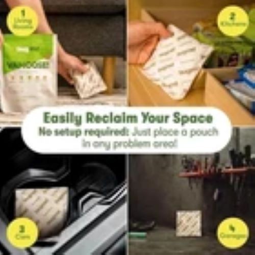 Vamoose, Rodent Pouches, Plant-Powered Rat, Works Anywhere 1 Pack, 4 Pouches