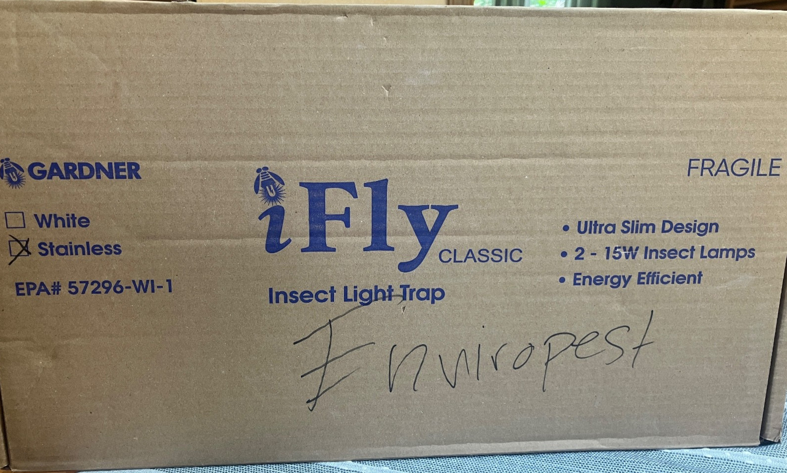 iFly FL 215 Fly Trap- stainless steel– New in Box–