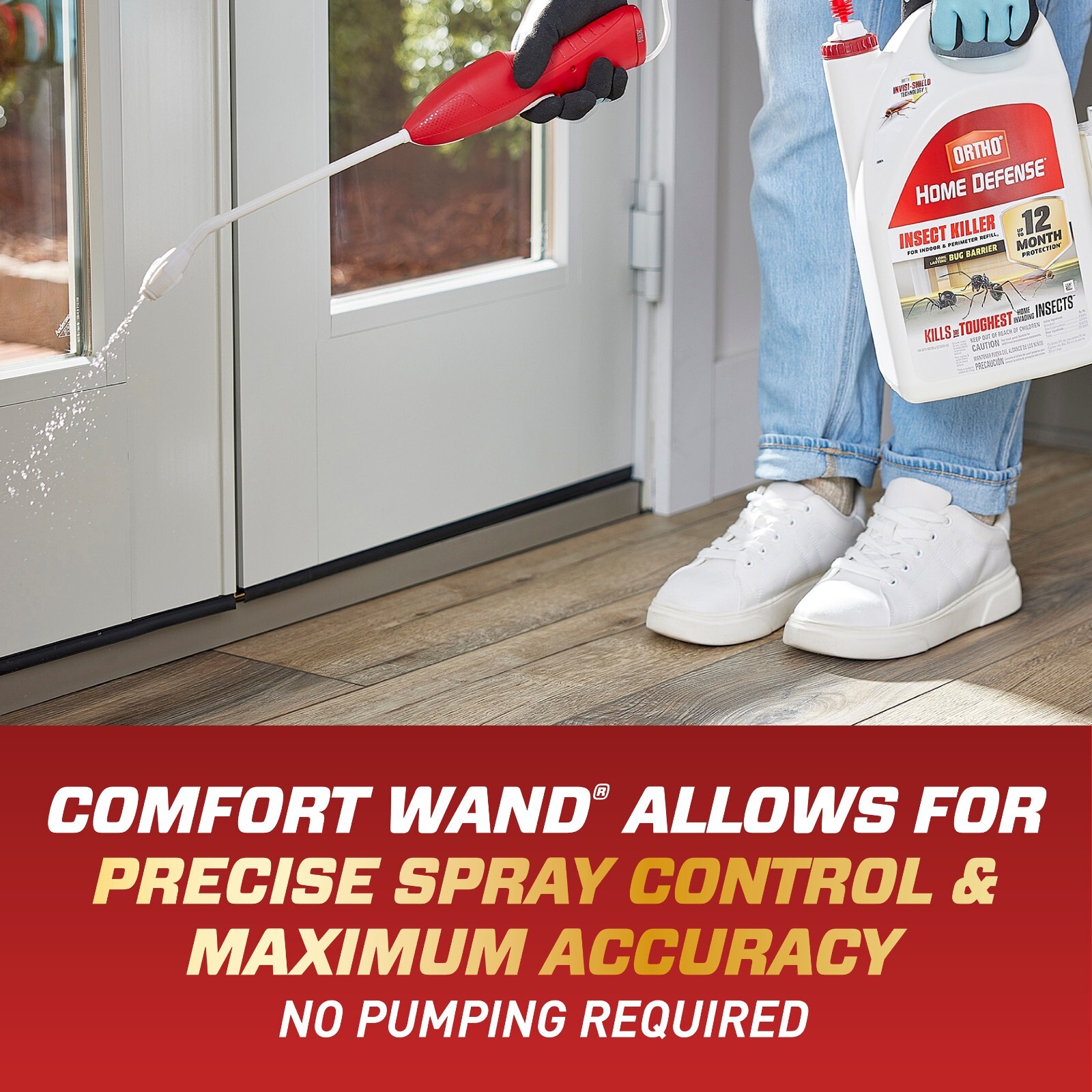 Ortho Home Defense Insect Killer for Indoor & Perimeter2, Comfort Wand, 1 gal.
