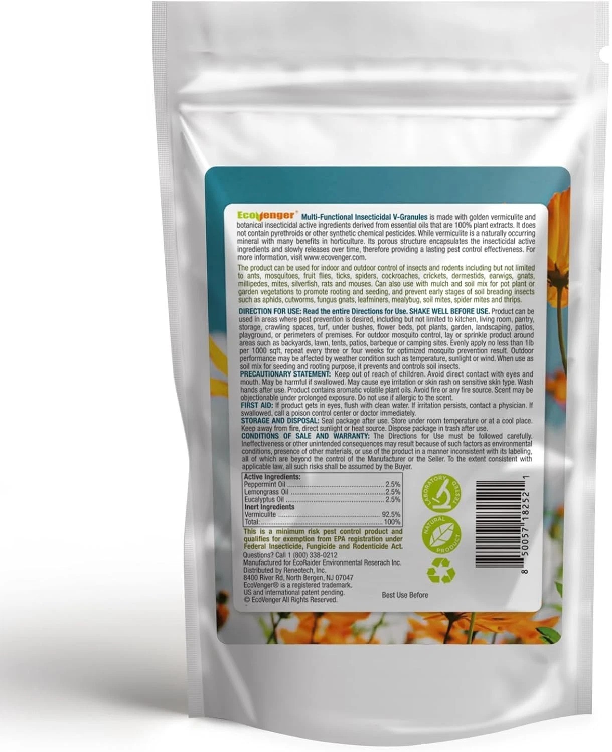 Multi-Purpose V-Granules 2LBS Bag, Horticulture or Household Use for Indoor &…