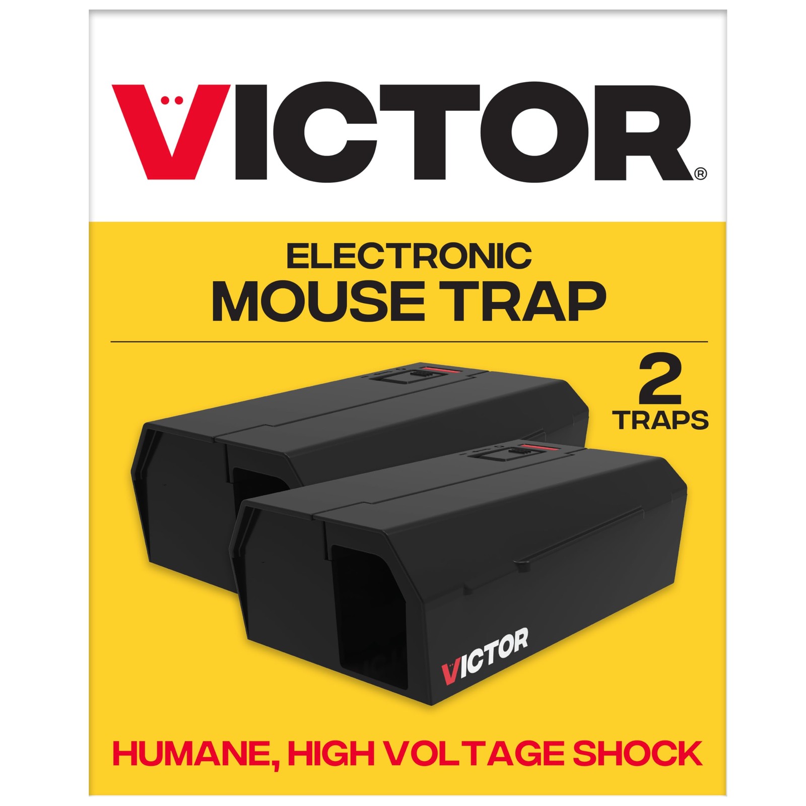 Victor Humane Mouse Traps Indoor for Home – M250BSR-2 – No Touch Electric Mou…