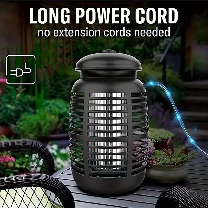 Electric Bug Zapper Mosquito Killer 4200V UV Light Fly Trap Indoor Outdoor US