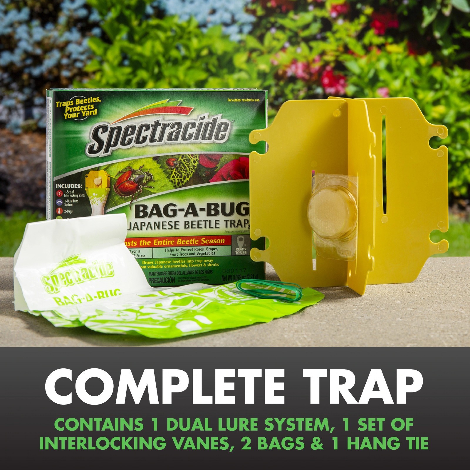 Spectracide Bag-A-Bug Japanese Beetle Outdoor Pheromone scent Bag Insect Trap
