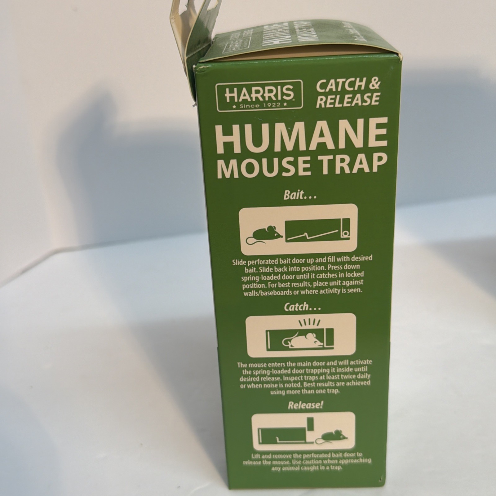 3 Pack – Harris Humane Mouse Trap – Catch & Release Size: 6.25” X 2.75” X 2.5”
