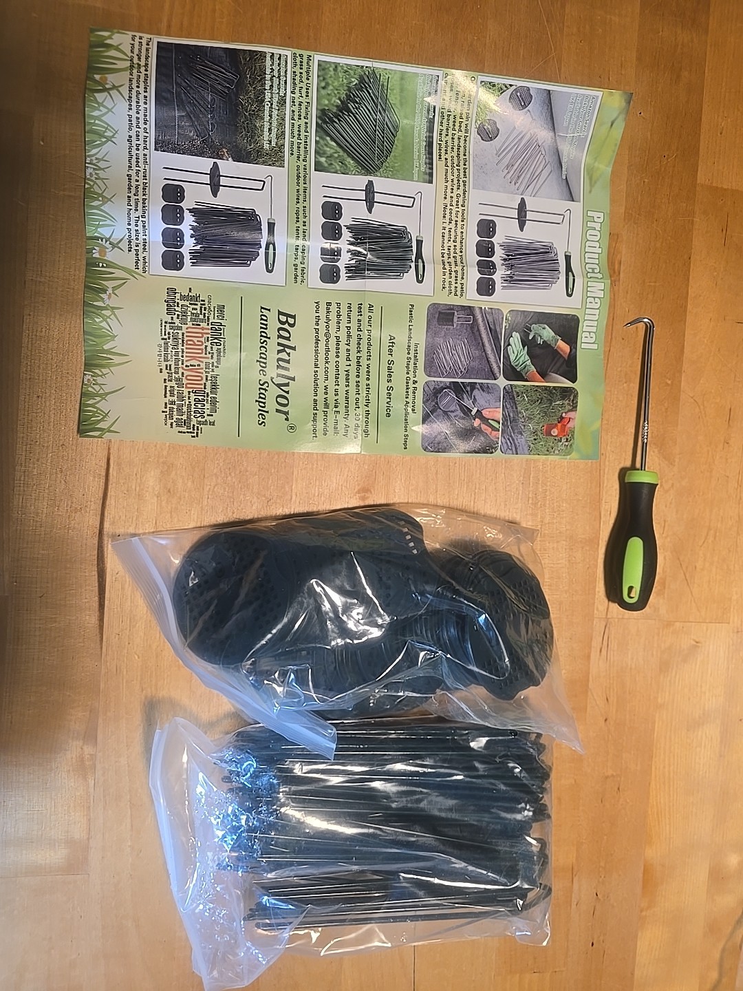 Weed Barrier 6 In Landscape Staples 50 Count