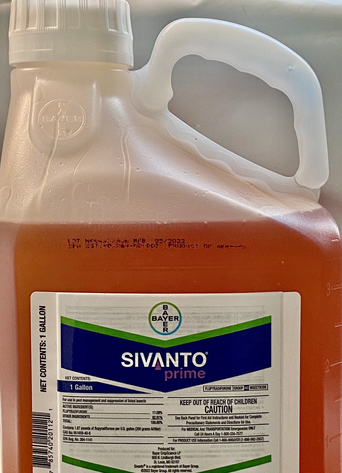 Sivanto Prime Insecticide – 1 Gallon (Flupyradifurone) MFG 5/2022