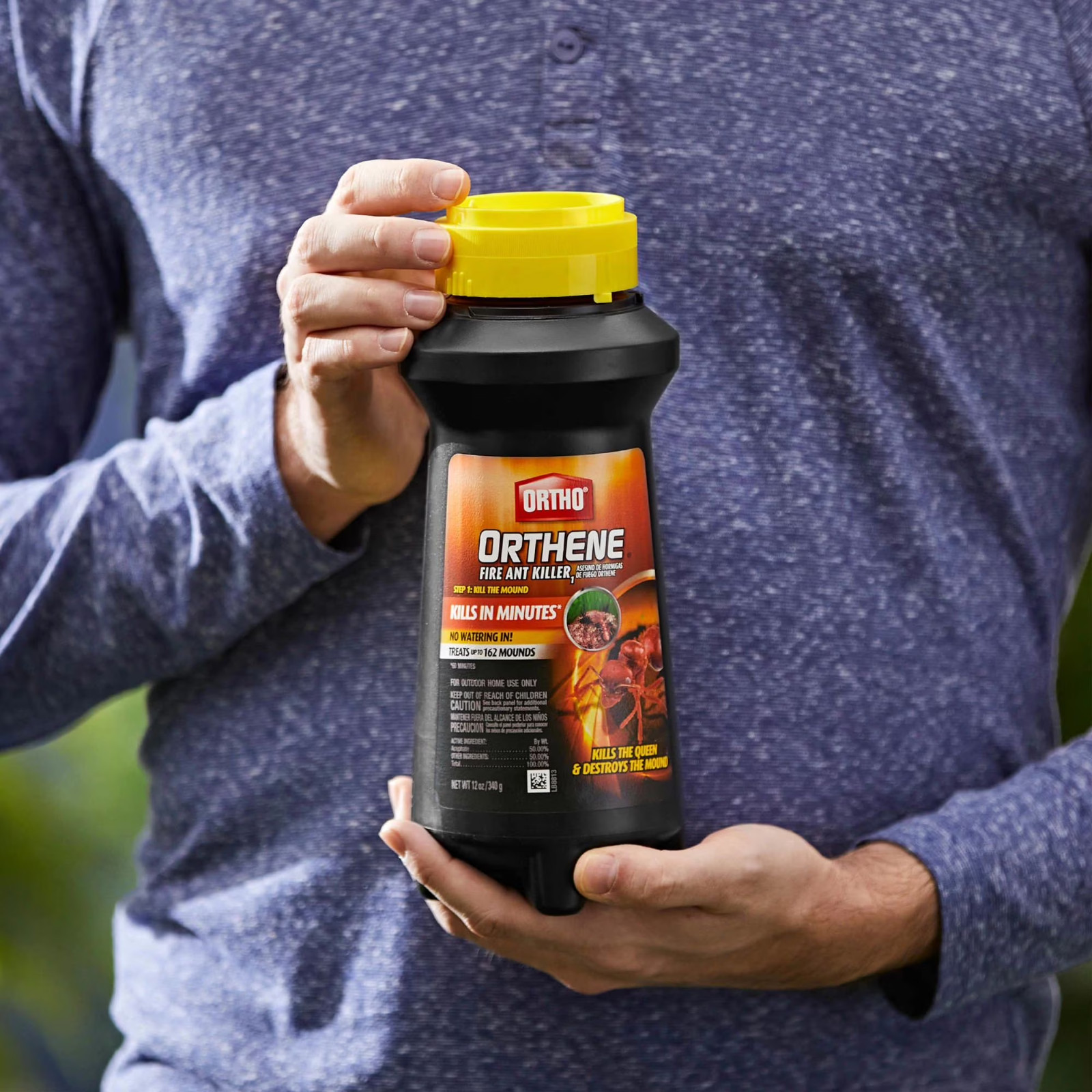 Ortho Orthene Fire Ant Killer1, Kills Queen, Destroys up to 162 Mounds, 12 oz.