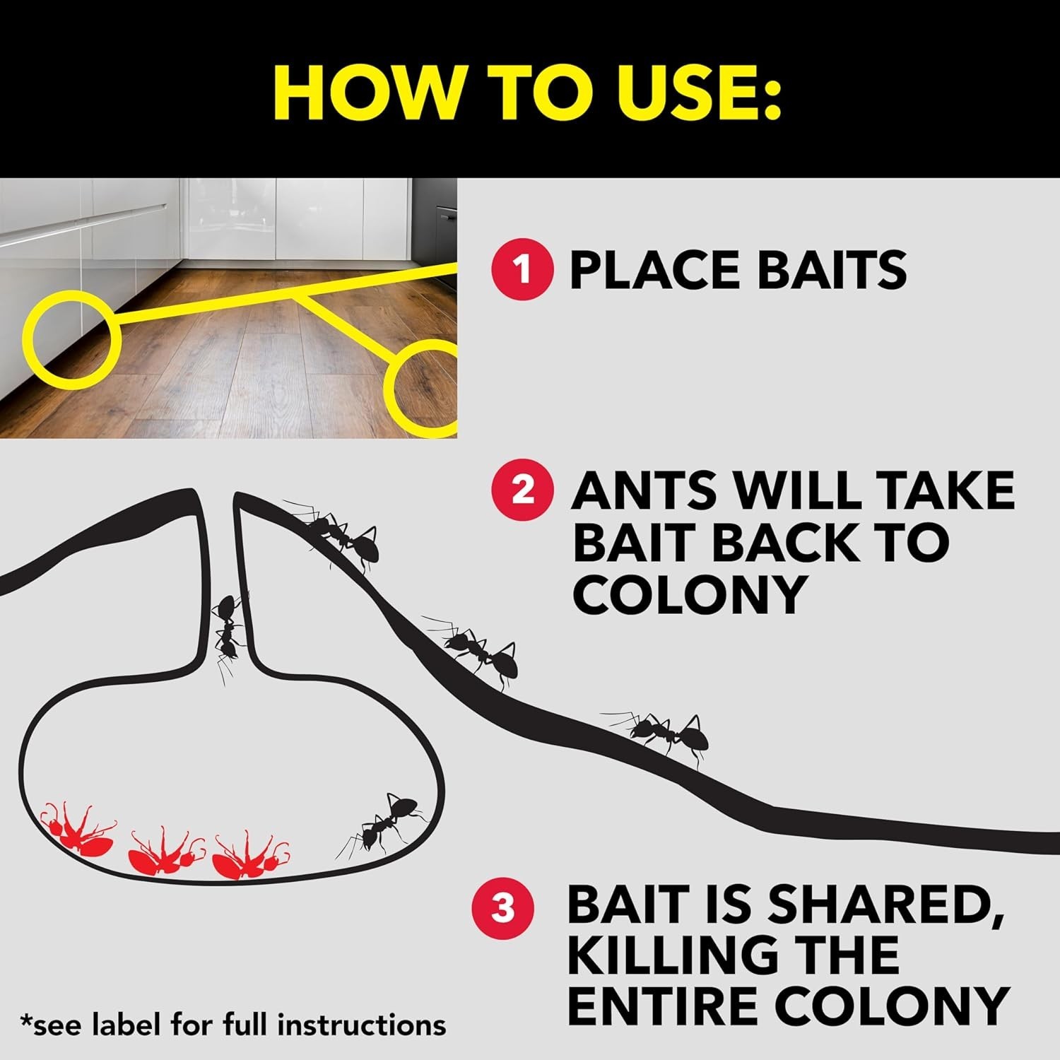Effective Raid Ant Killer Baits, 8 Count – Child-Safe Solution for Indoor Ants