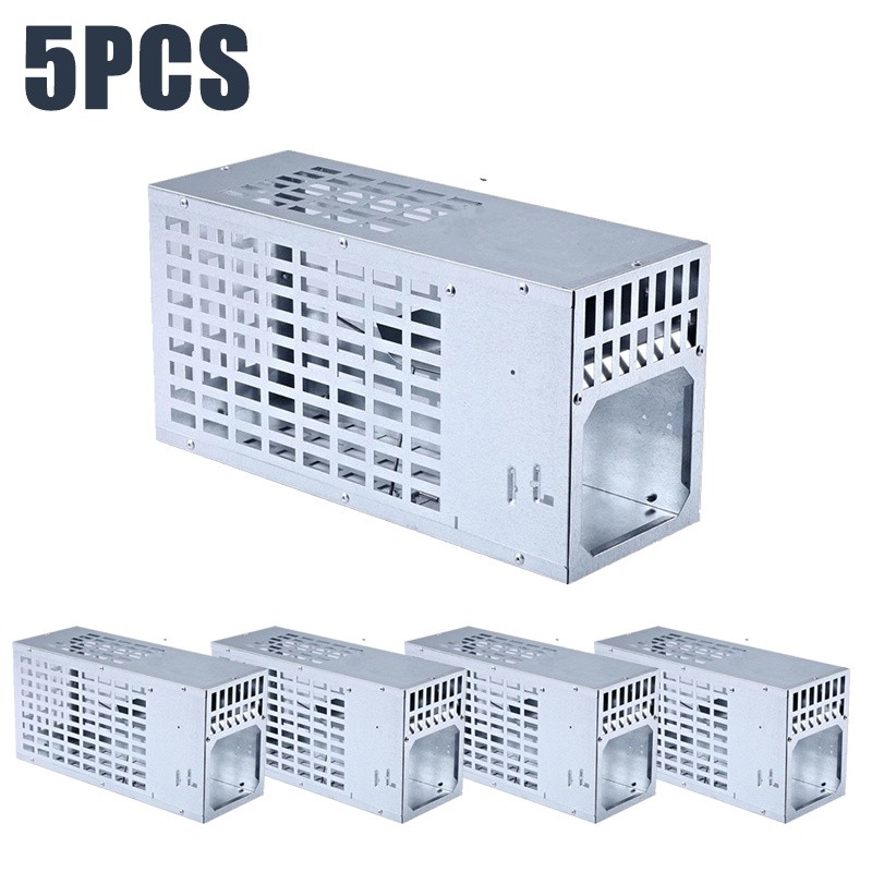 5/3/1 PCS Humane Live Mouse Trap, Reusable Metal Rodent