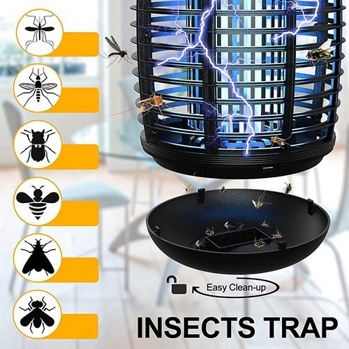Electric Bug Zapper Mosquito Killer 4200V UV Light Fly Trap Indoor Outdoor US
