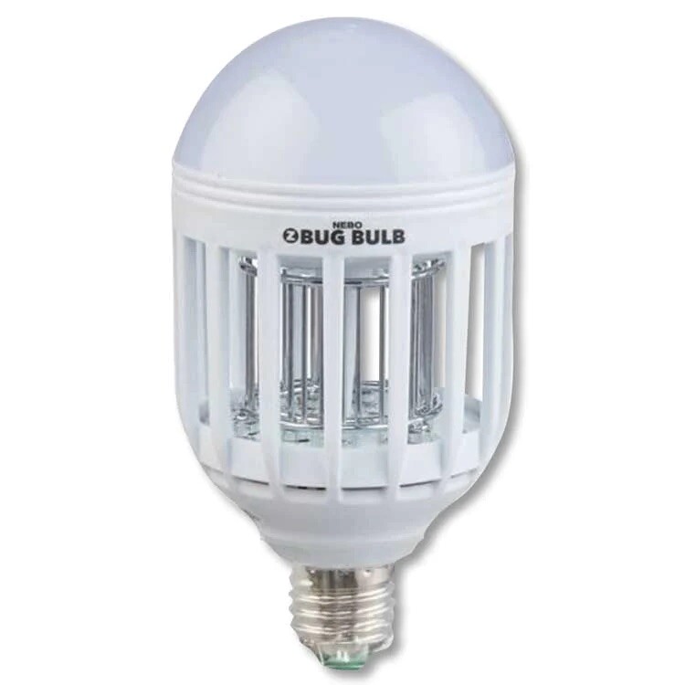 NEW NEBO Z Bug Bulb 2-In-1 UV Mosquito Zapper & 60w 600 Lumen LED Lightbulb 6458
