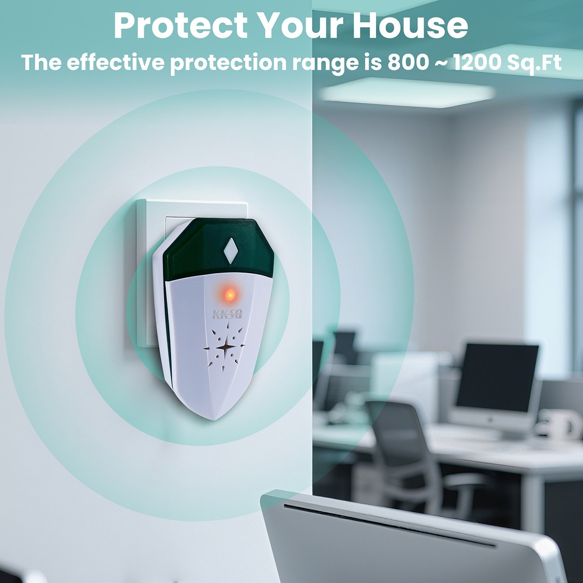 Pest Reject Pro Ultrasonic Repeller Home Bed Bug Mites Spider Defender Roaches