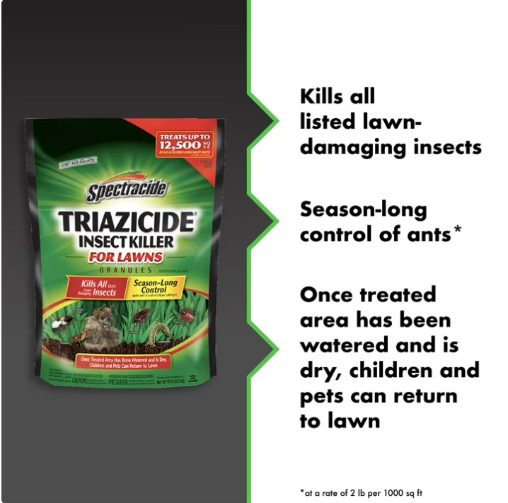 Spectracide Triazicide Insect Killer for Lawns Granules 20 lbs