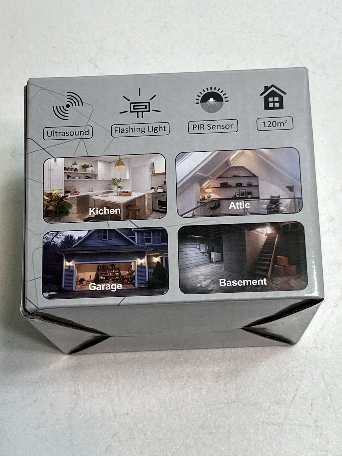 Rodent Ultrasonic UR02S WHITE UNIT Mouse Sentry Repellant Bugs Insect Cockroach