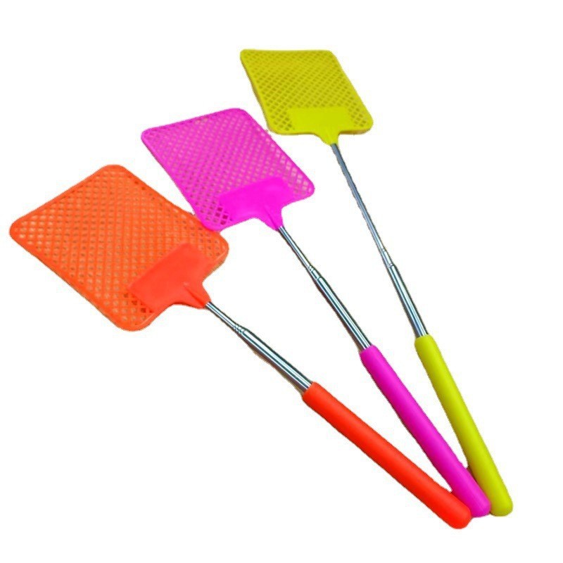 Telescopic Fly Swatter Stainless Steel Extendable Mosquito Insect Swatter