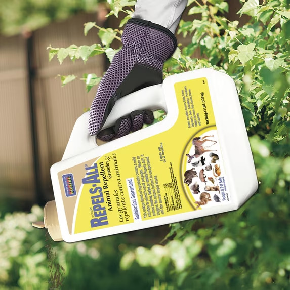Bonide 3 lb. Repels-All Animal Repellent Granules, Repels by Taste, Smell, and T