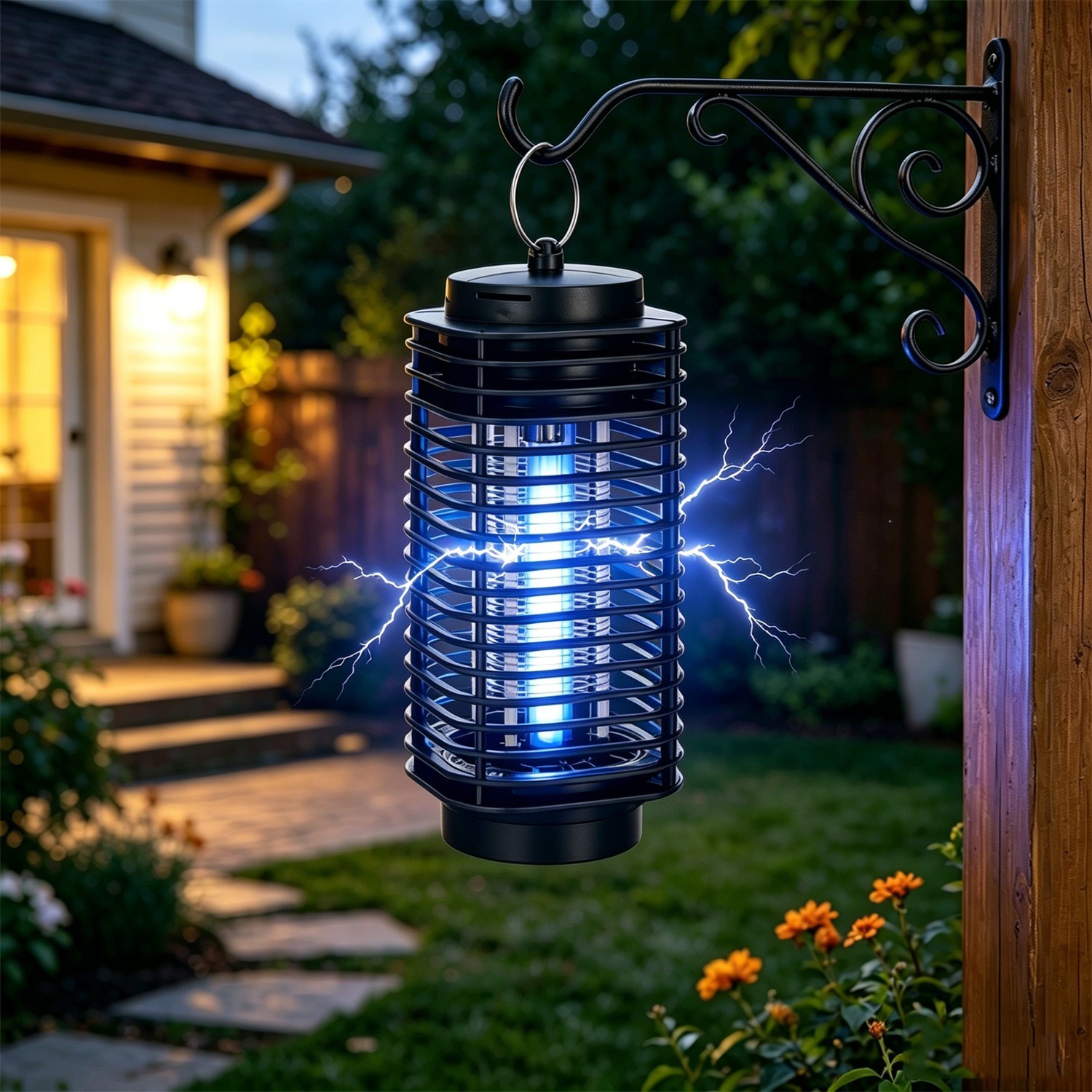 2PCS Electric Bug Zapper Mosquito Repellent Fly Trap Flying Insect Zapper Killer