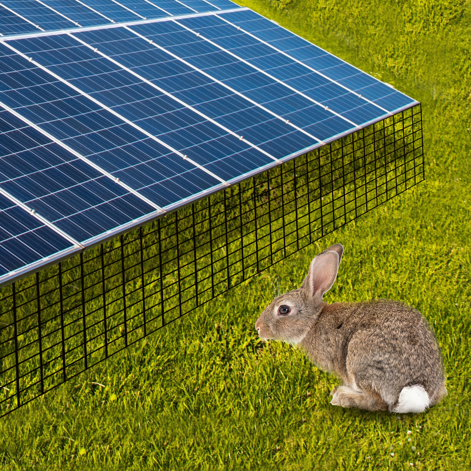 Solar Panel Bird Guard Squirrel Critter Guard 6in X 100ft 70 Fasteners Clips