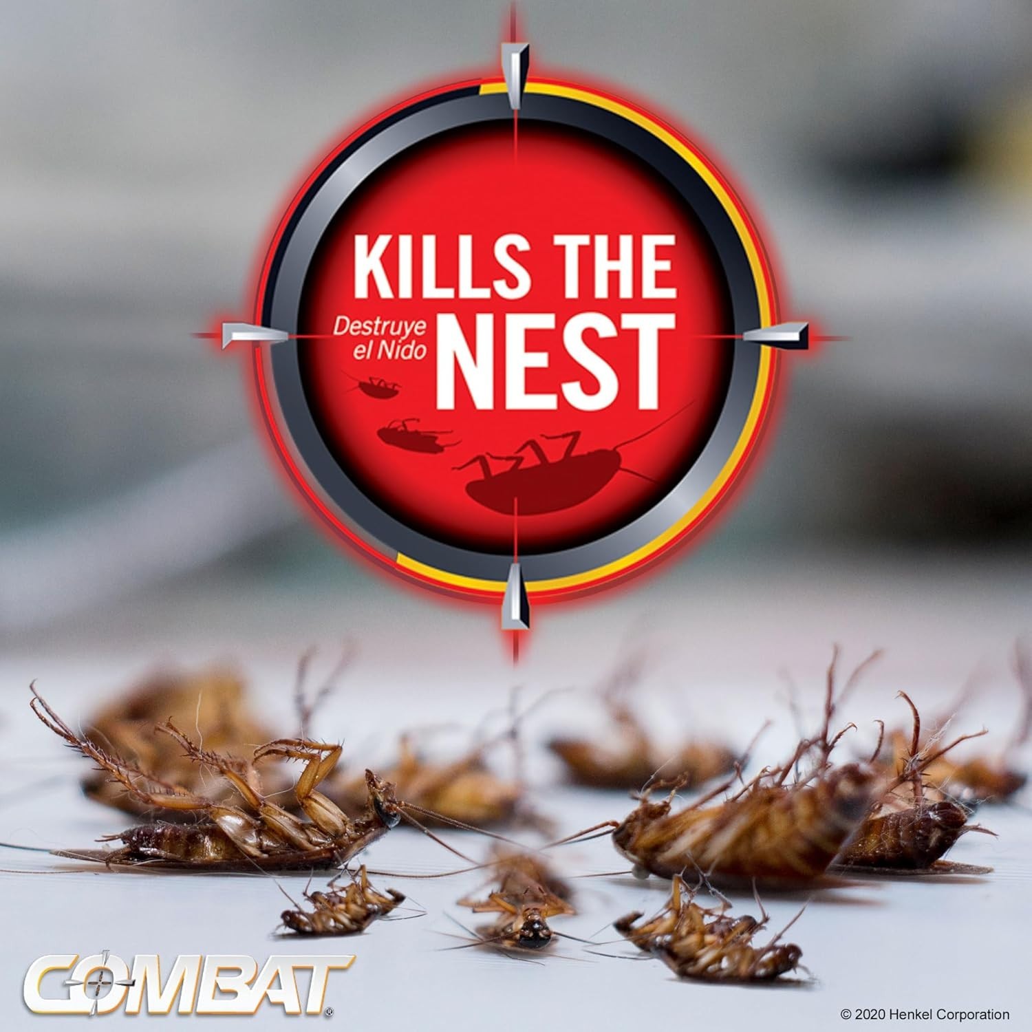 Combat Max Roach Killing Gel 2.1oz Indoor Outdoor Pest Control
