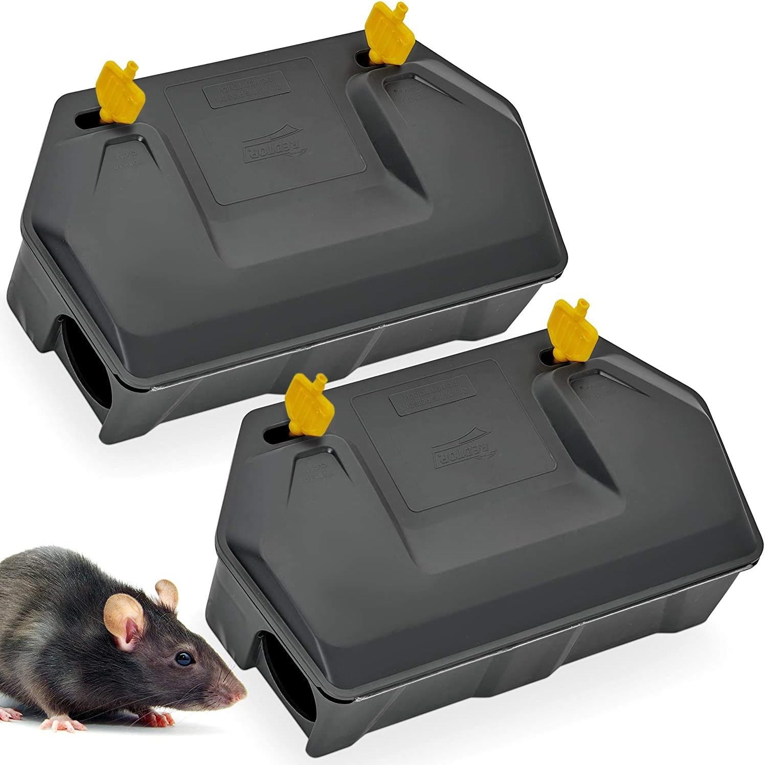Effective Rat Bait Station – 2 Pack, Durable & Pet-Friendly for Outdoor Use