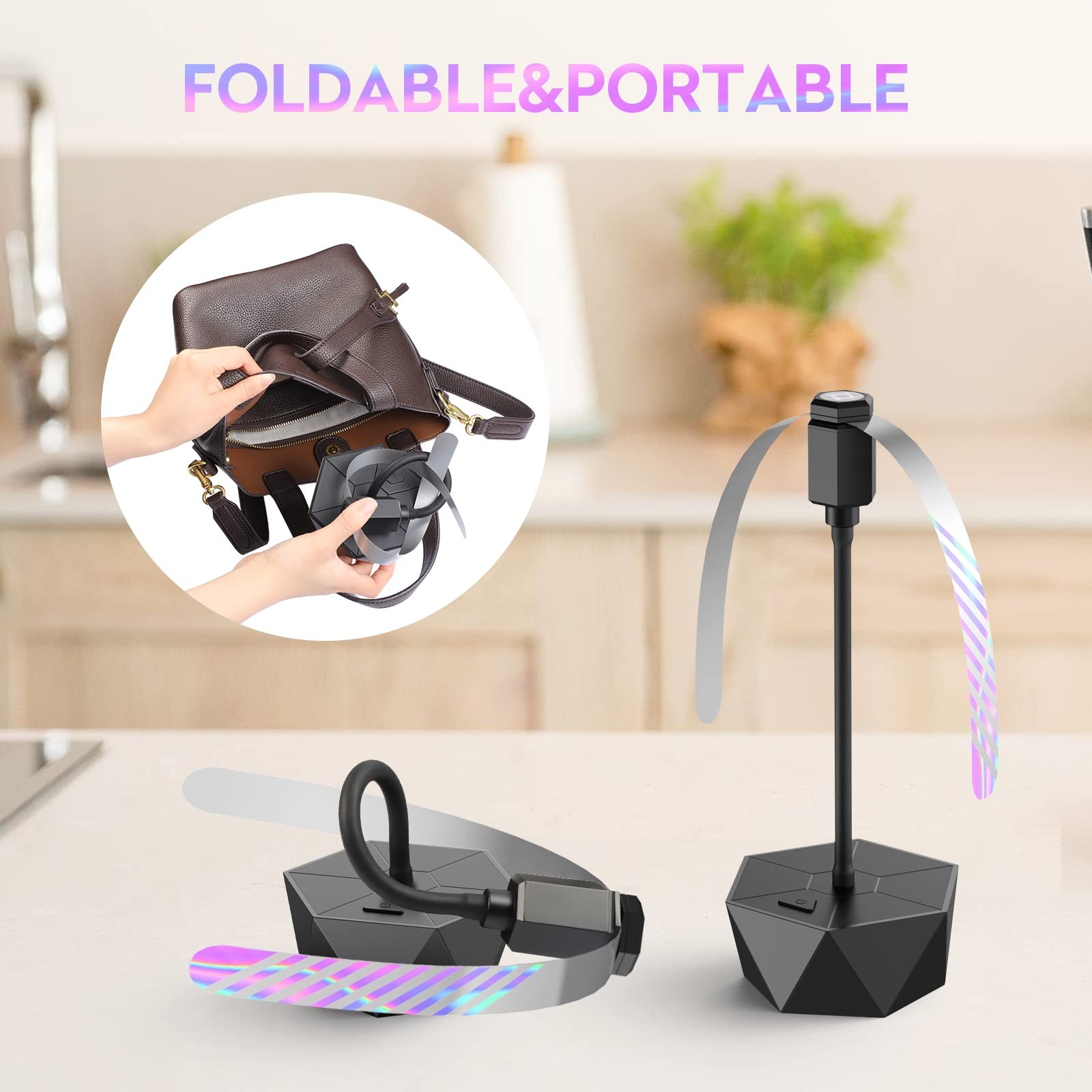 PIMAG Fly Fans for Tables Fly Repellent Fan Outdoor Indoor Keep Flies Away Fly