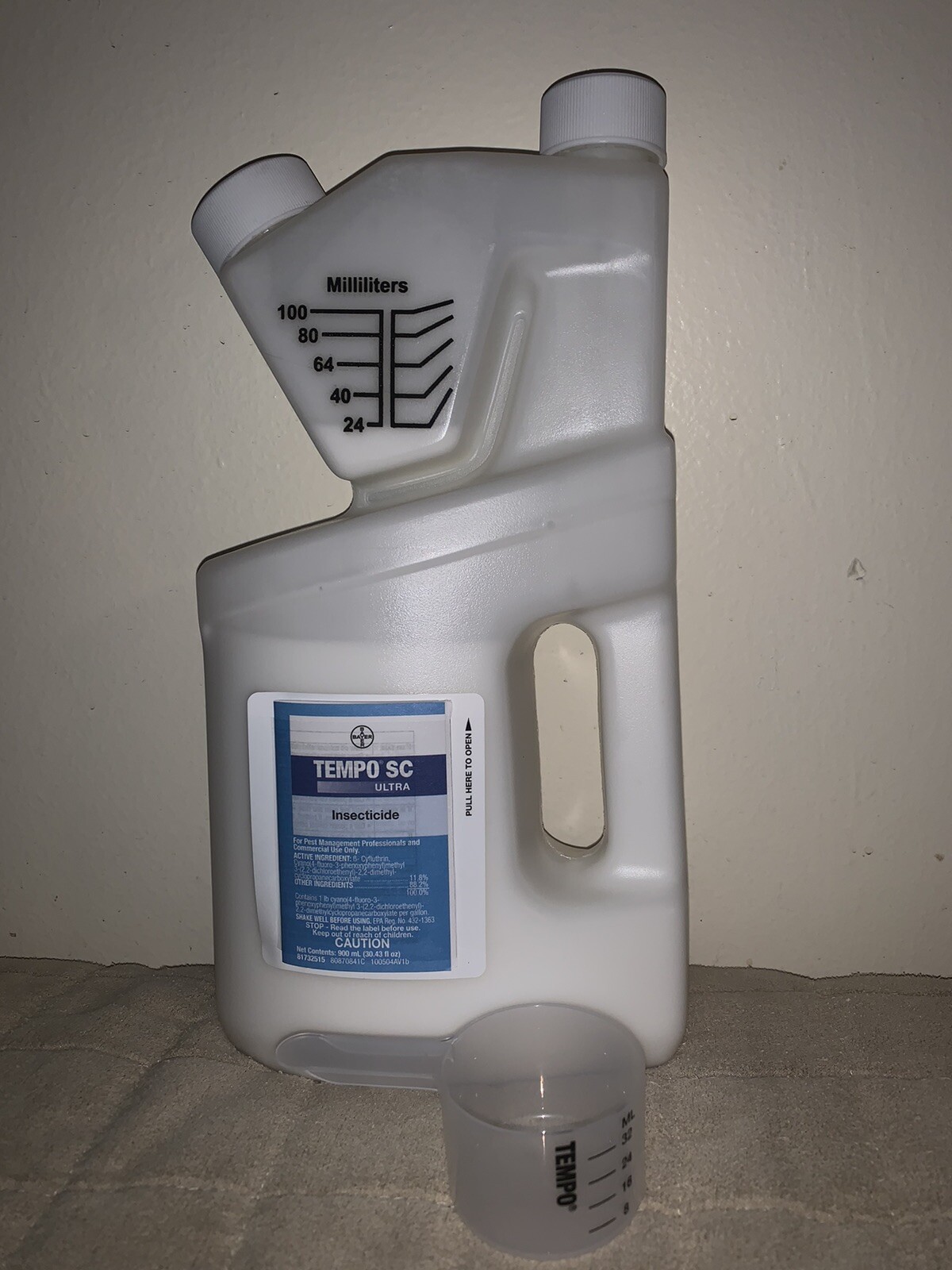 Tempo SC Ultra 900 ML. Insecticide Bayer 4189861 Ants Bed Bugs Wasps