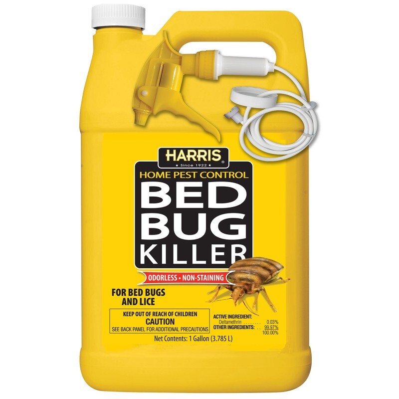 Harris Home Pest Control BED BUG & LICE Killer Spray Liquid 1 gal Odorless