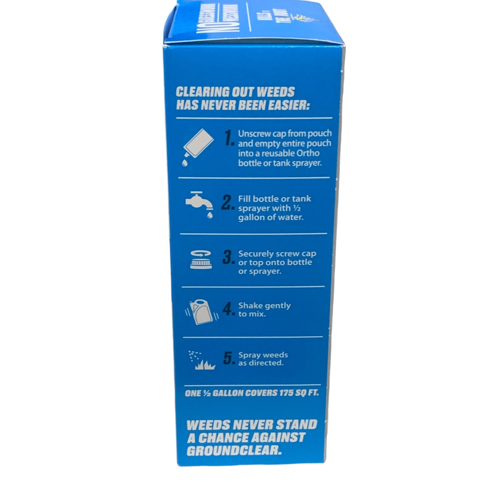 Ortho GroundClear Super Concentrate Weed & Grass Killer Refill Pouch TOTAL 10oz
