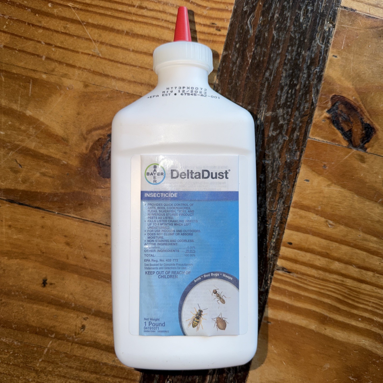 BAYER DELTA DUST 1lb, Insect Control Silverfish Bedbugs Bees Roaches,Ants & More