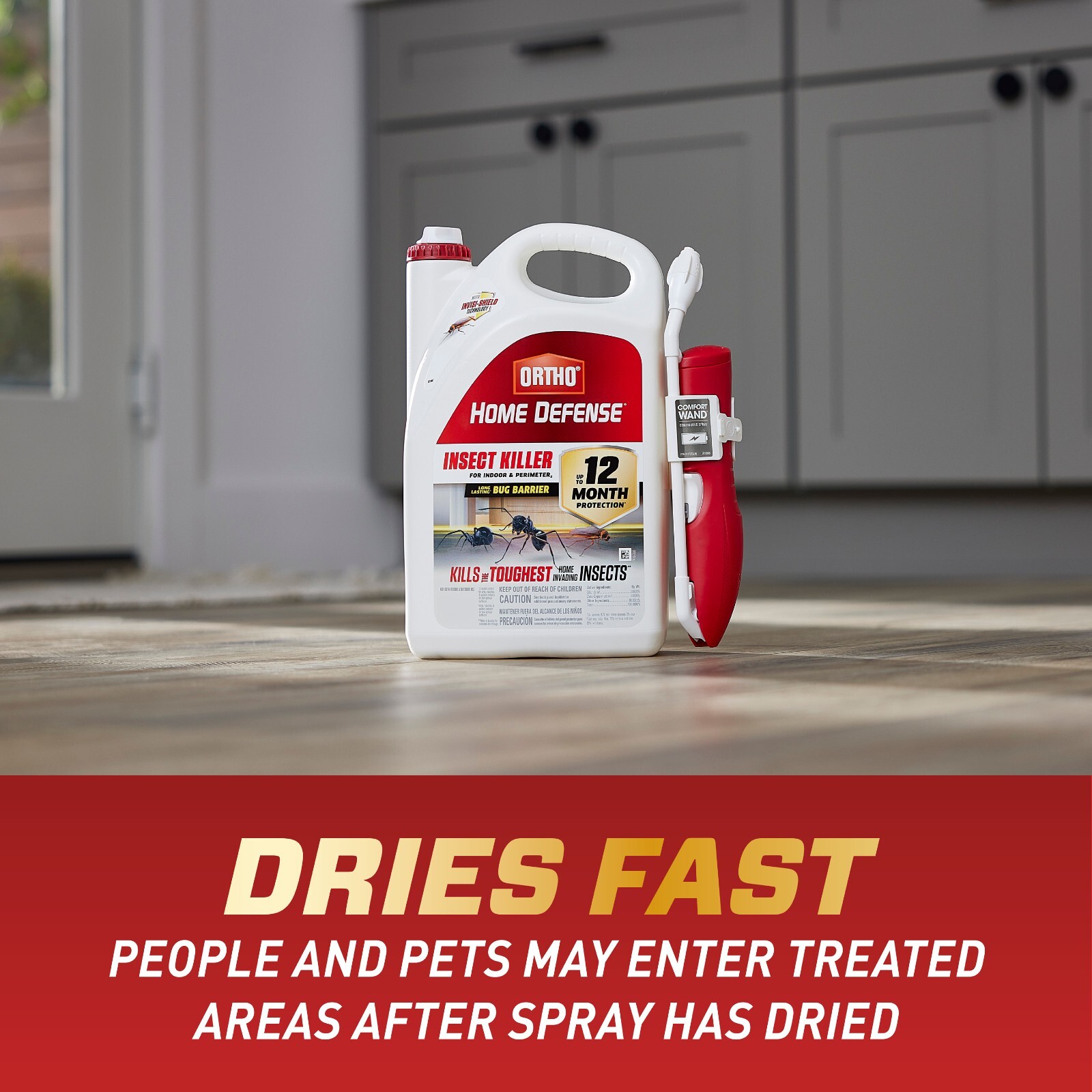Ortho Home Defense Insect Killer for Indoor & Perimeter2, Comfort Wand, 1 gal.