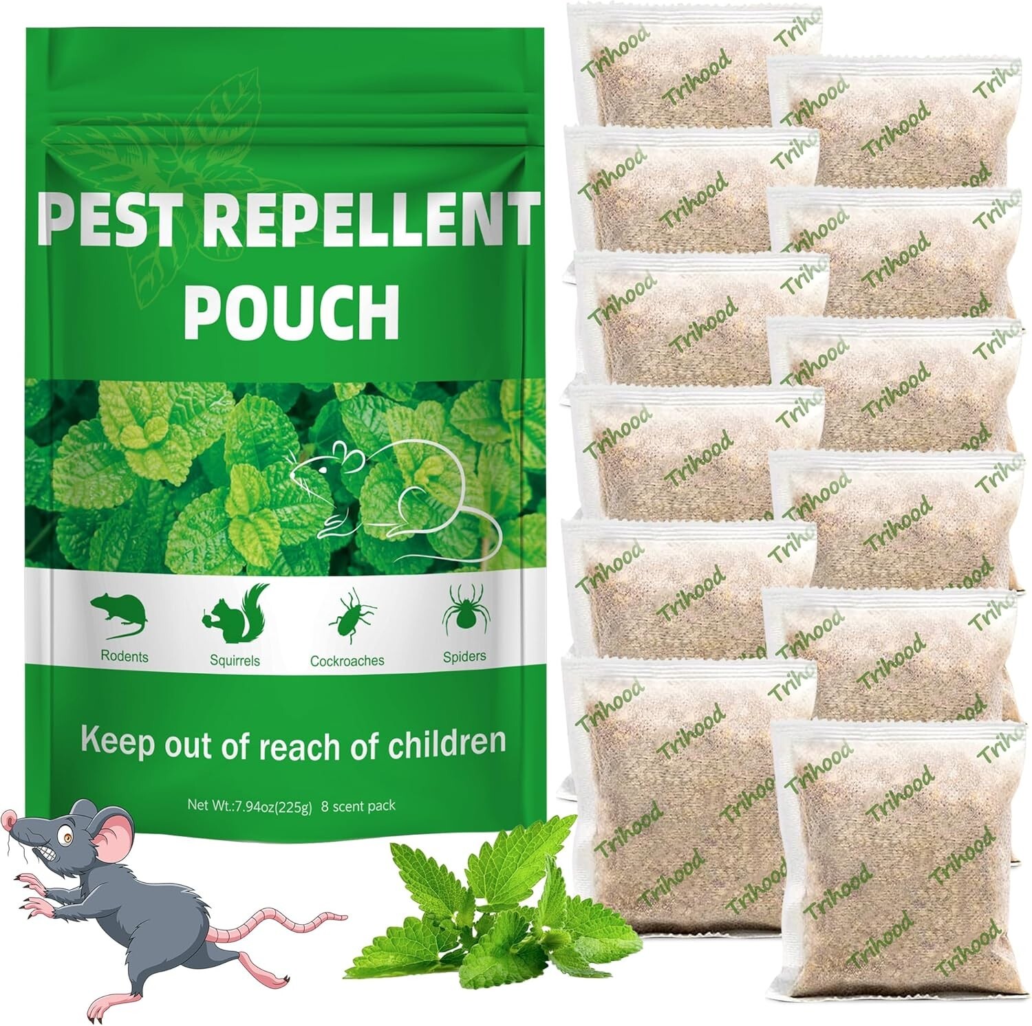 12 Pack Vamoose Natural Rodent