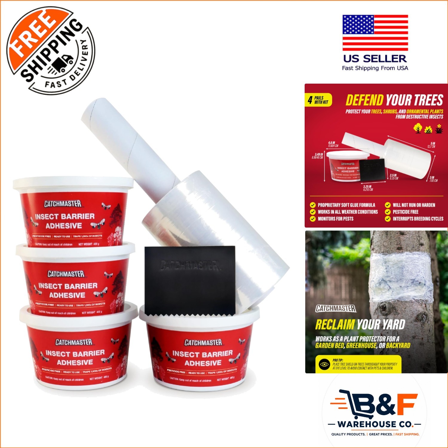 Long-Lasting Weatherproof Tree Band Insect Barrier – Child Safe & Eco-Conscious