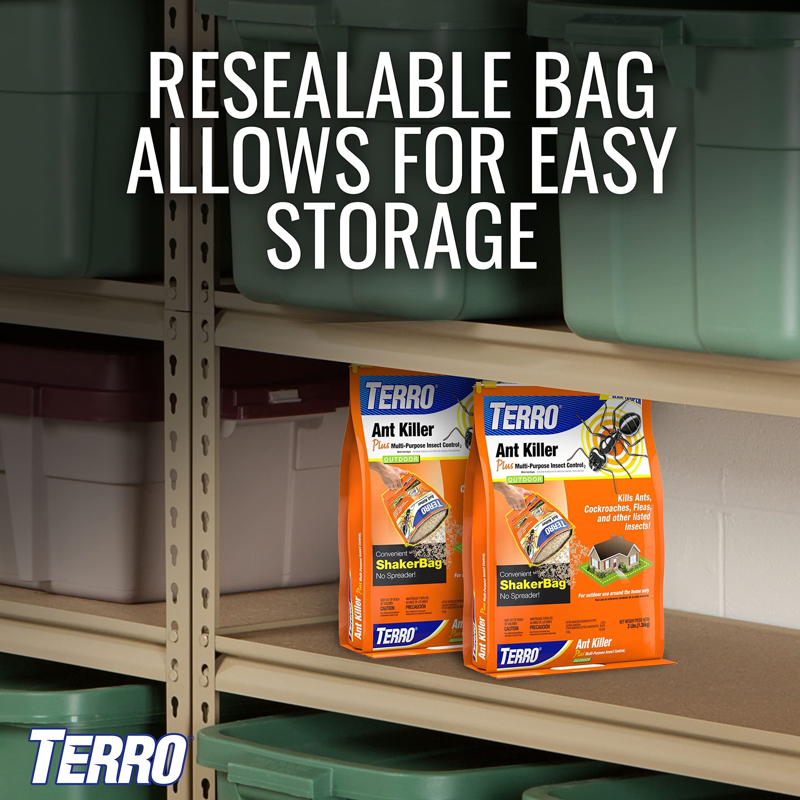 TERRO T901-6 Ant Killer Plus Multi-Purpose Insect Control for Outdoors – Kills
