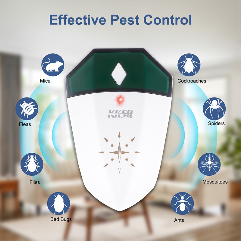 Pest Reject Pro Ultrasonic Repeller Home Bed Bug Mites Spider Defender Roaches