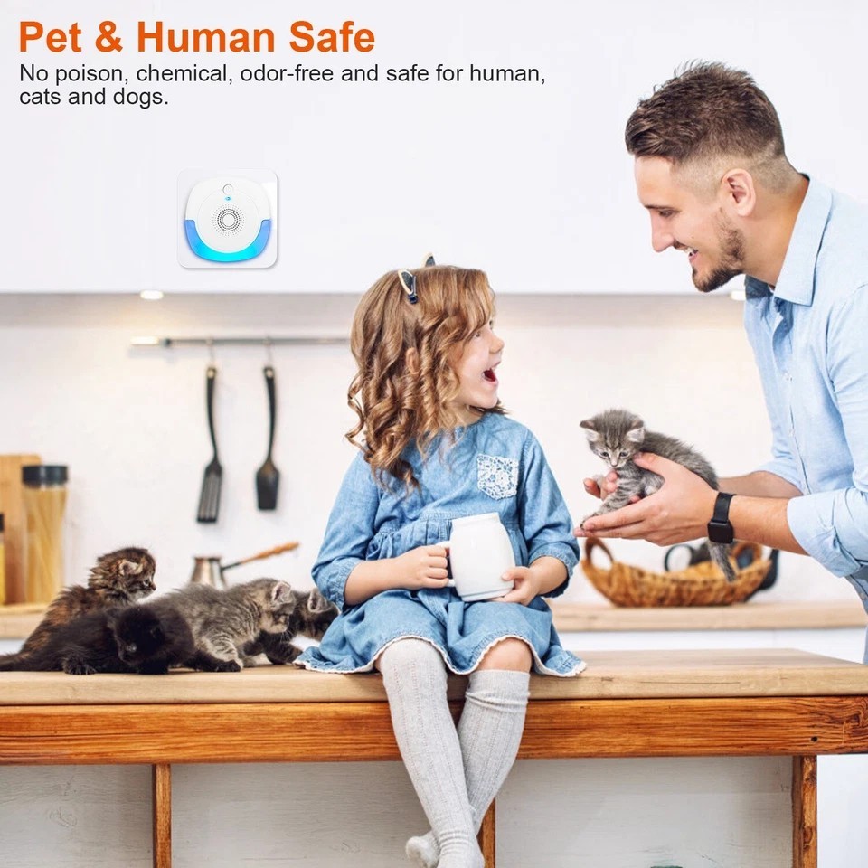 6 Packs Ultrasonic Pest Repellers Plug-In Indoor Pest Control Mouse Repellent