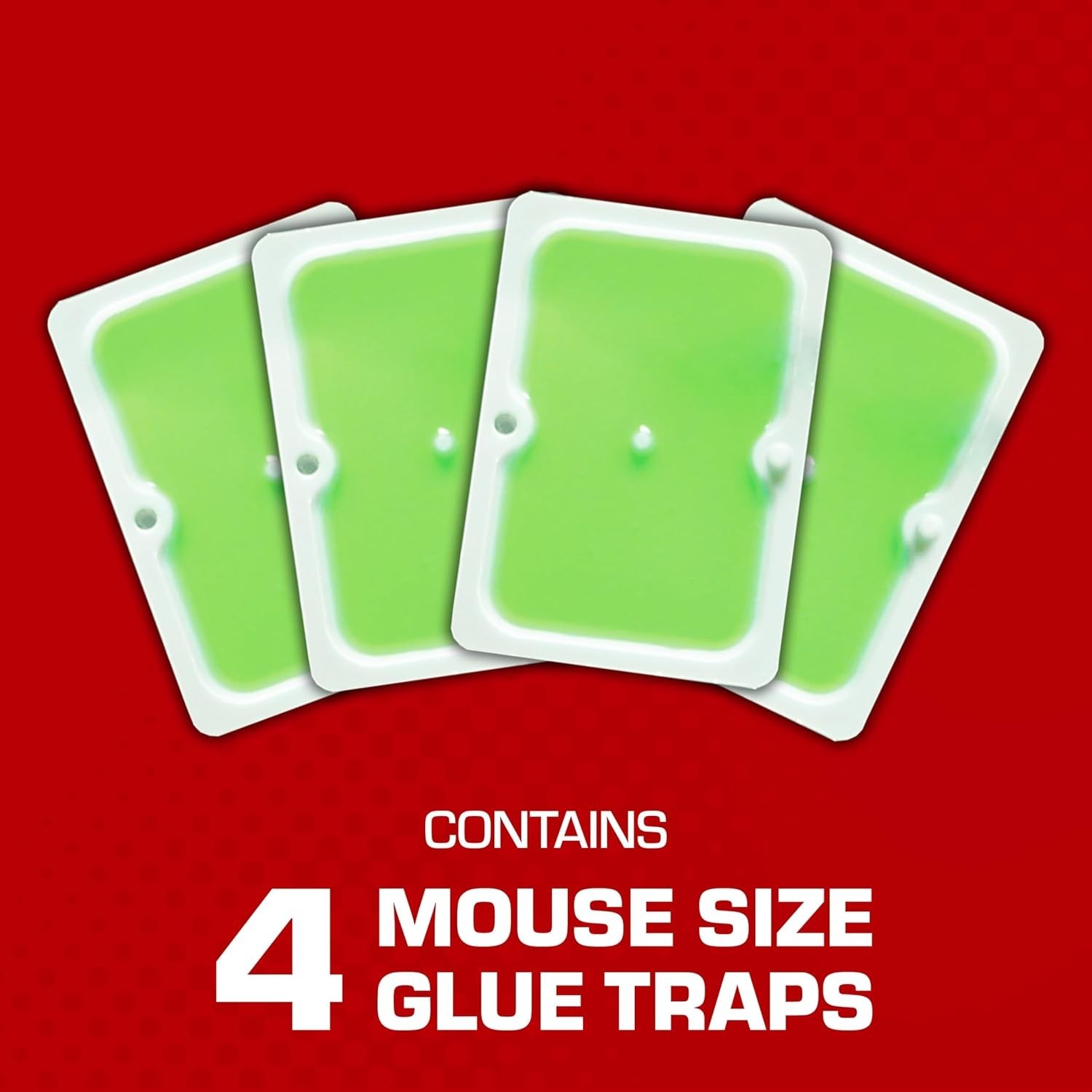 Tomcat Super Hold Glue Traps 4 Pack for Mice Cockroaches Spiders Scorpions