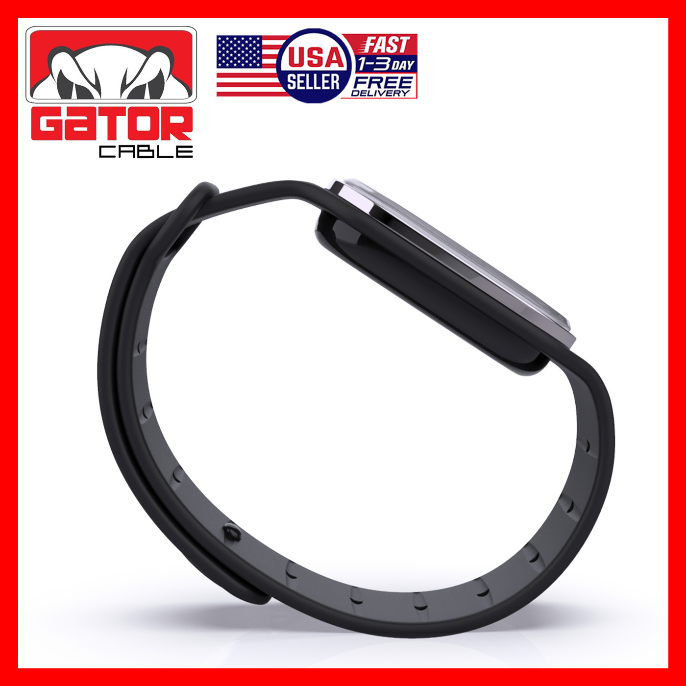 2x Ultrasonic Anti Mosquito Insect Pest Repellent Repeller Wrist Bracelet Band