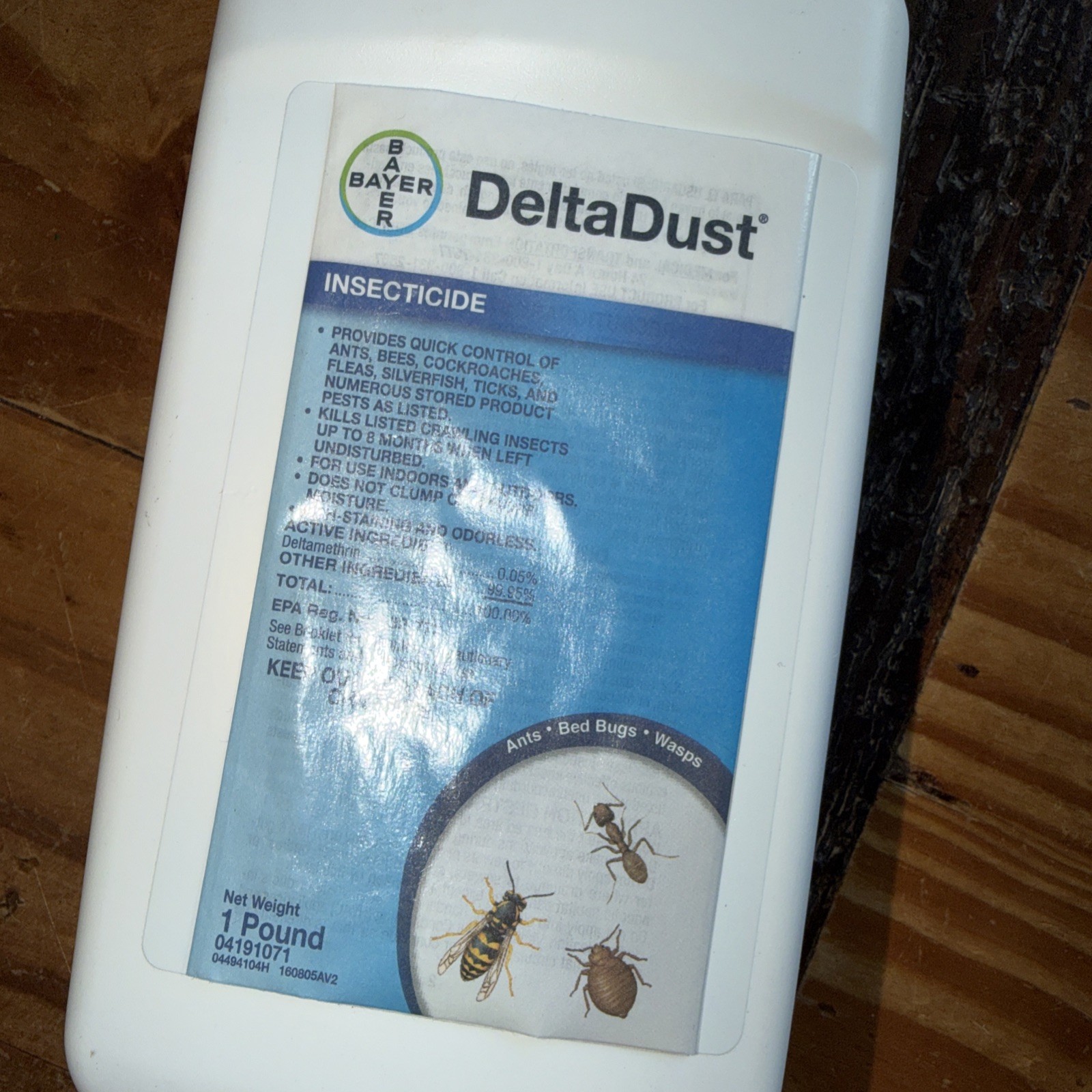 BAYER DELTA DUST 1lb, Insect Control Silverfish Bedbugs Bees Roaches,Ants & More