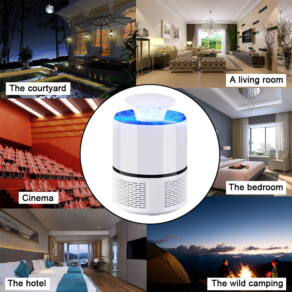 Electric Fly Bug Zapper Mosquito Insect Killer LED Light Trap Pest Control Lamp