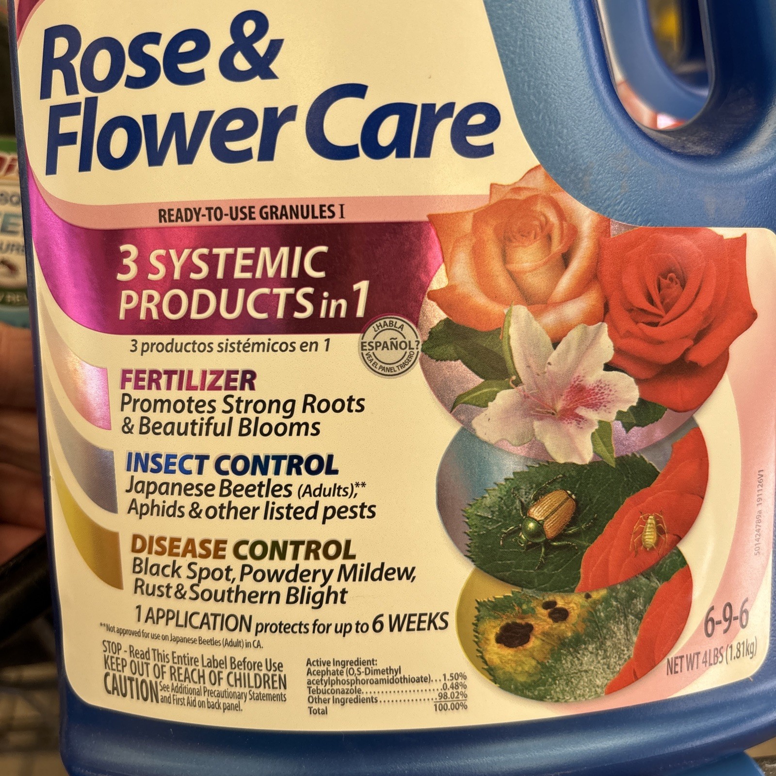 BioAdvanced All-In-One Rose and Flower Care, Granules, 4 lb