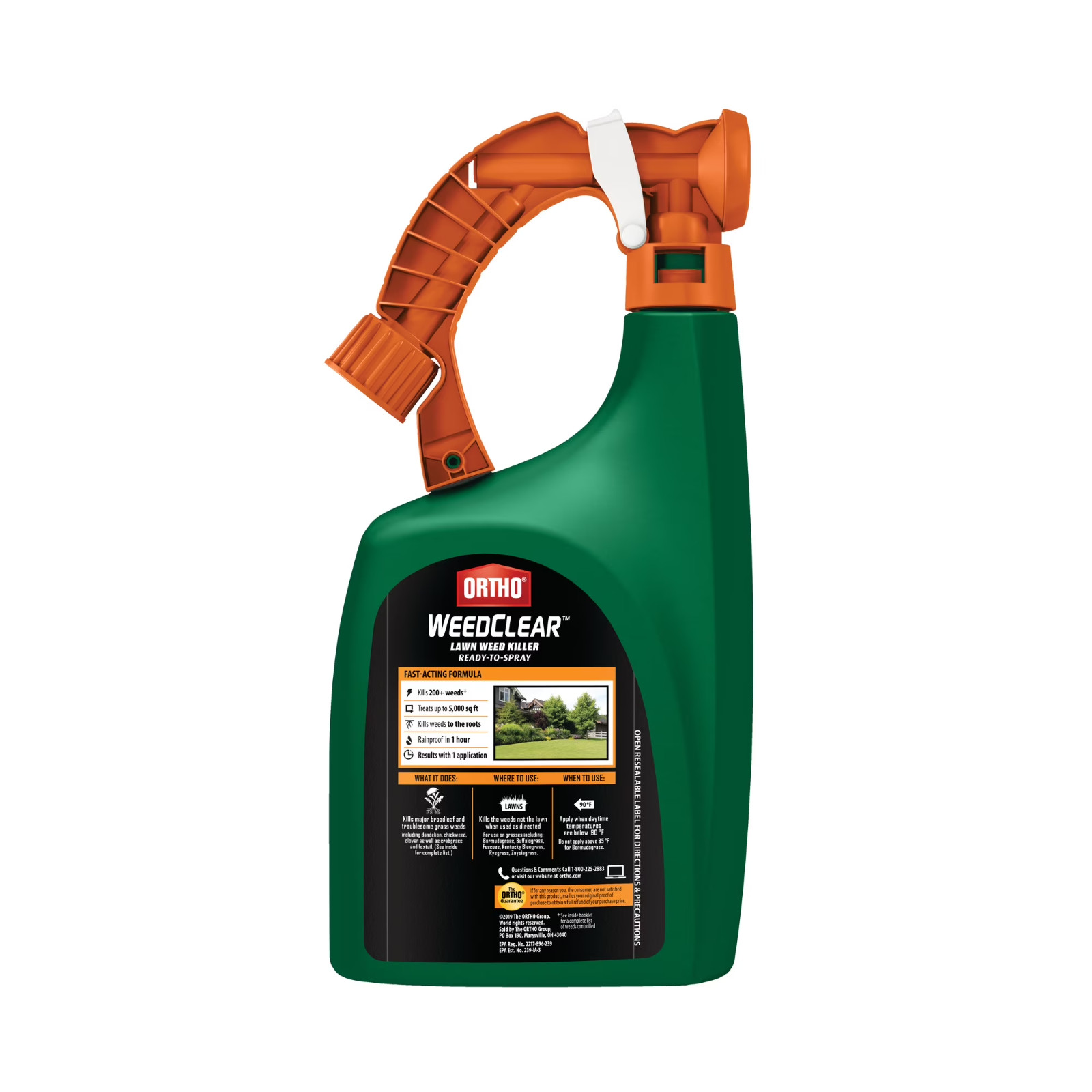 Ortho WeedClear Lawn Weed Killer Ready-To-Spray, Kills Crabgrass and Dandelion,