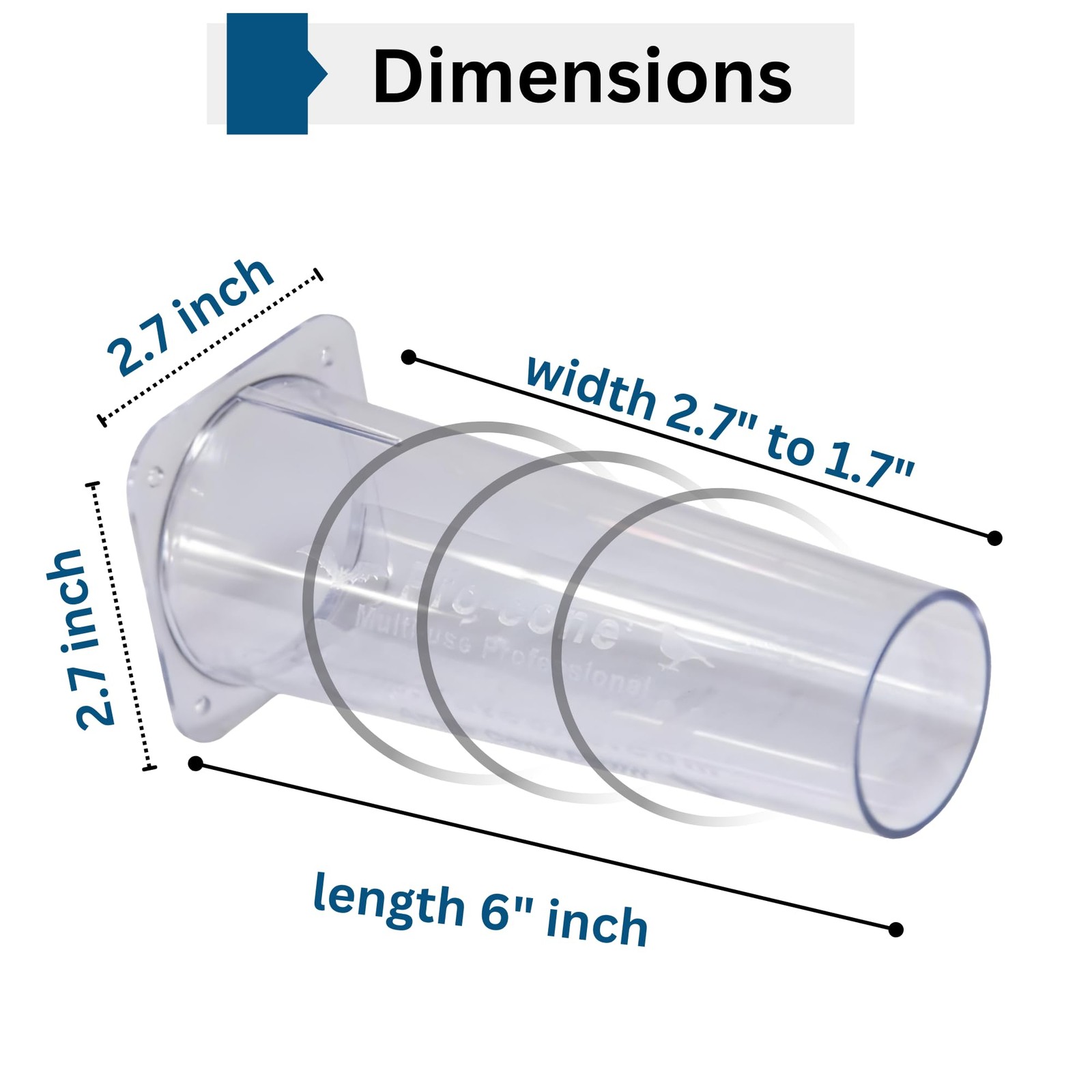Pro-Cone One-Way Bat Excluder – Clear Polycarbonate Wildlife Exclusion Device…