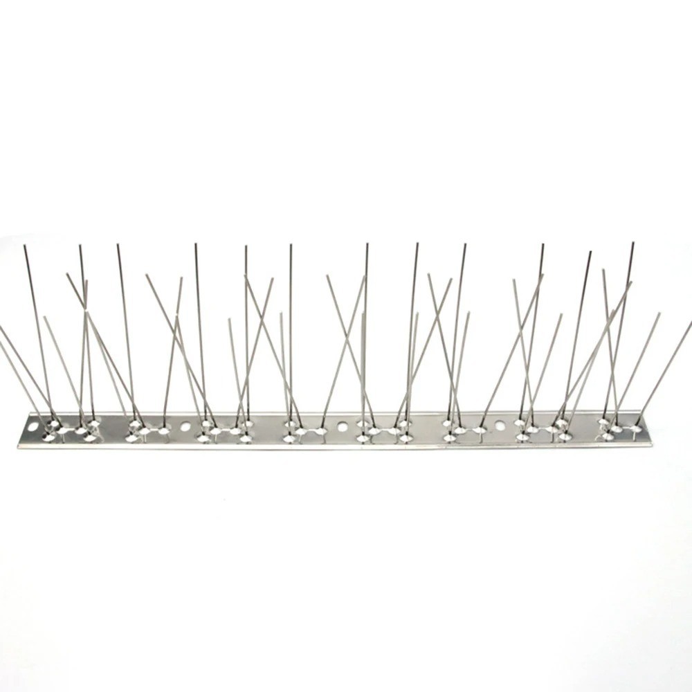 1/2/4 PCS Stainless Steel Bird Spikes Anti Pigeon Repelled Balcony Fence Kit 🐦