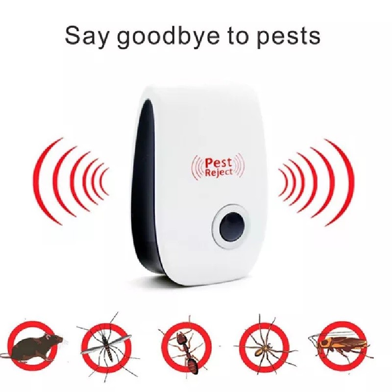 6~10x Ultrasonic Pest Reject Home Control Electronic Repellent Rat Mice Repeller