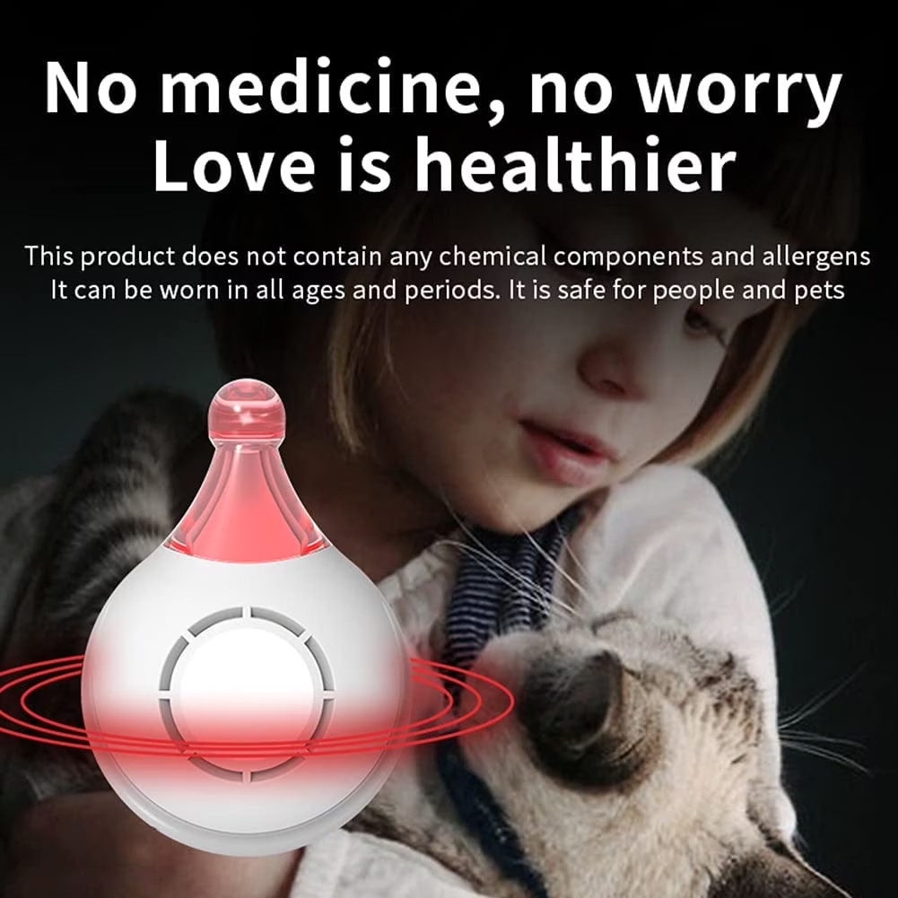 4xAnti Bug Insect Repellent Ultrasonic Pest Flea Tick Repeller for Pets Supplies