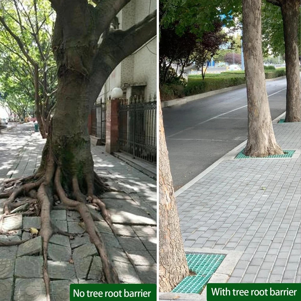20Ft X 18In X 60Mil-Tree Root Barrier Bamboo Barrier Rhizome Control Barrier for